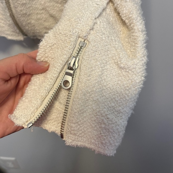 Rebecca Taylor Nuby Knit Cotton Blend Fitted Jacket size 4 - Picture 7 of 13